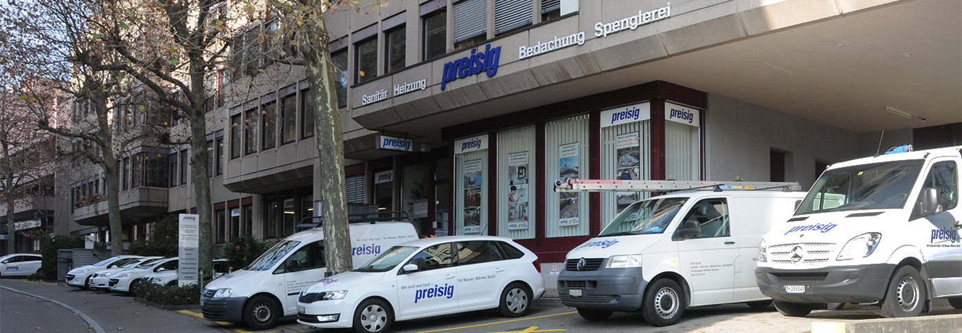 Firmensitz der Preisig AG an der Siewerdtstrasse 9 in Zürich-Oerlikon